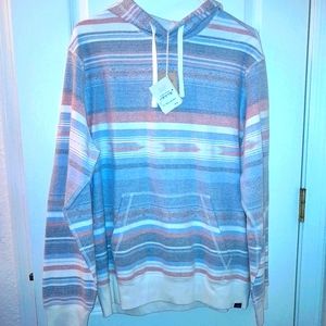 COPY - Multicoloured organic cotton Faherty's 'Byron Bay' hoodie